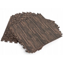 Covor de spuma izolatoare sub piscina  WOOD 12buc/set 50x50 cm